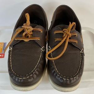 American Eagle Boys Faux Leather Boat Shoes 4Y